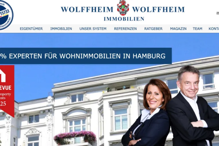 Bild: WOLFFHEIM & WOLFFHEIM Immobilien: Immobilienmakler Hamburg