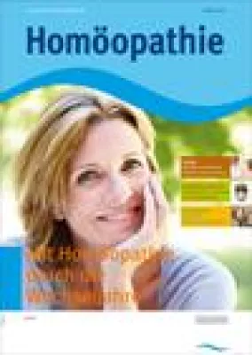Bild: Herbstausgabe Zeitschrift Homöopathie: Mit Homöopathie durch die Wechseljahre