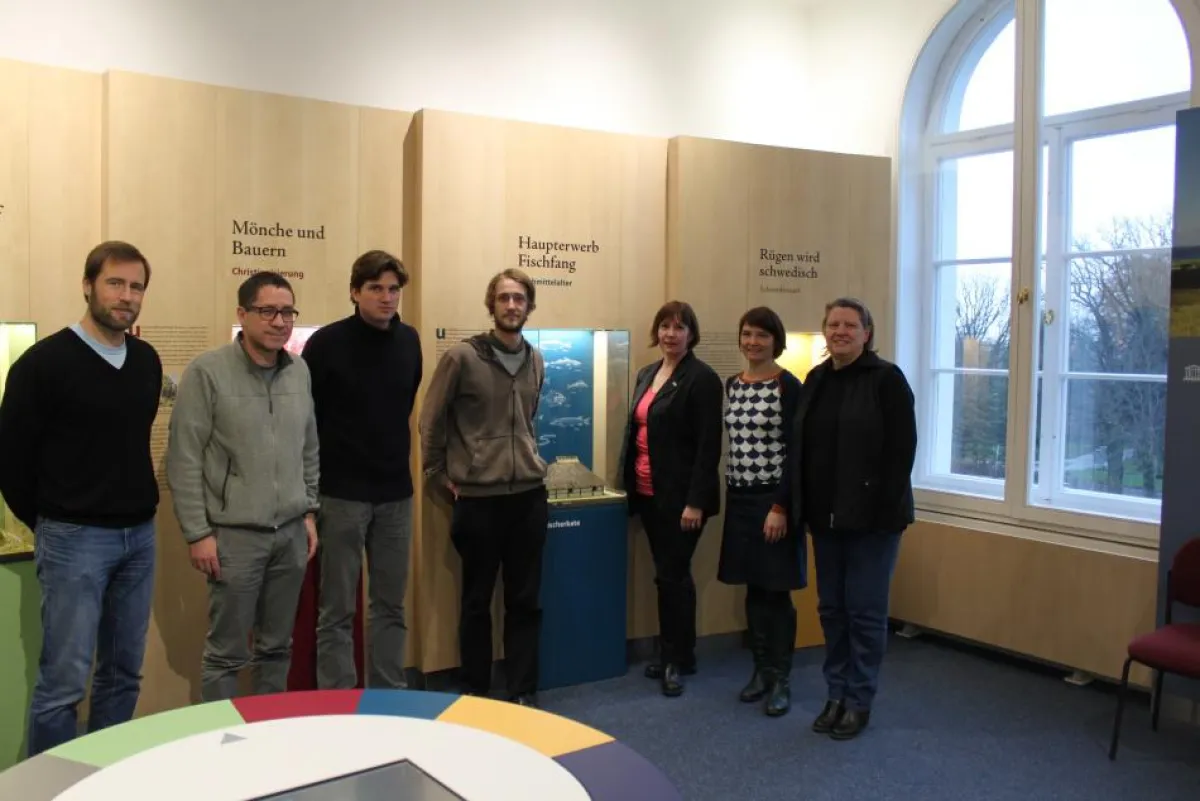 Arbeitstreffen von HERRING-Projektpartnern im Biosphärenreservat Südost-Rügen ©Yvonne Engelbrecht