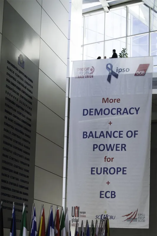 IPSO, die Mitarbeitergewerkschaft der EZB
