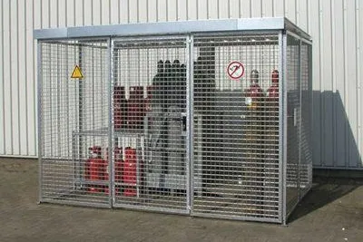 Gasflaschen-Depot ermöglichen die Lagerung von technischen Gasen nach TRG 280 Bild: Gasflaschen-Depot ermöglichen die Lagerung von technischen Gasen nach TRG 280