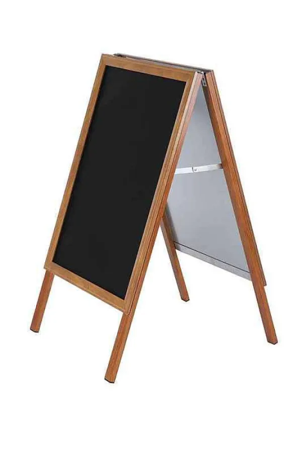 Kundenstopper in Holz - immer im Trend und verkaufsfördernd