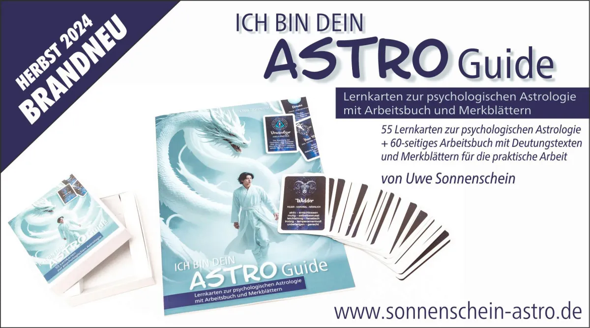 Ich bin Dein Astro Guide - Lenkarten zur psychologischen Astrologie mit Arbeitsbuch und Merkblättern