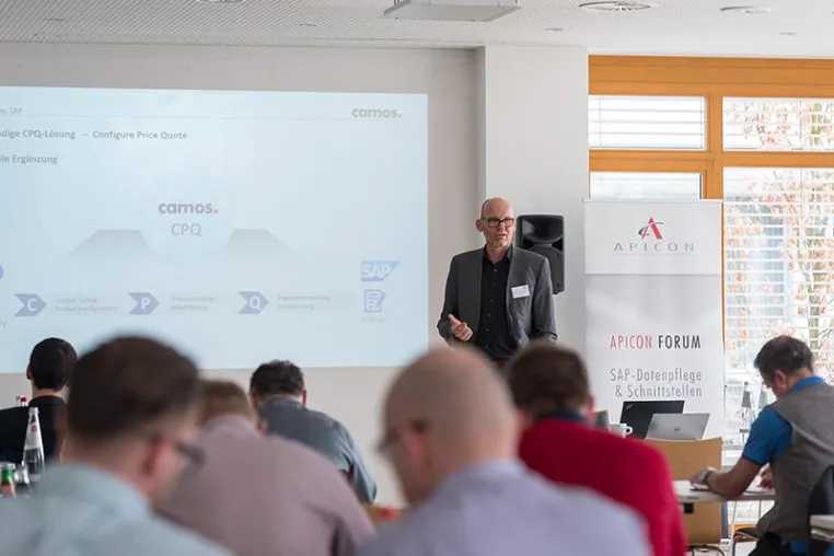 APICON Forum 2019: camos stellt Erweiterungen der CPQ-Lösung vor Bild: APICON Forum 2019: camos stellt Erweiterungen der CPQ-Lösung vor