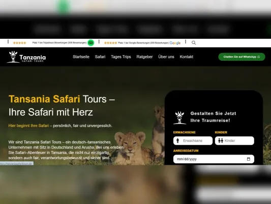 Bild: Tansania Safari Tours: Deutschsprachige Safari-Beratung für Ostafrika