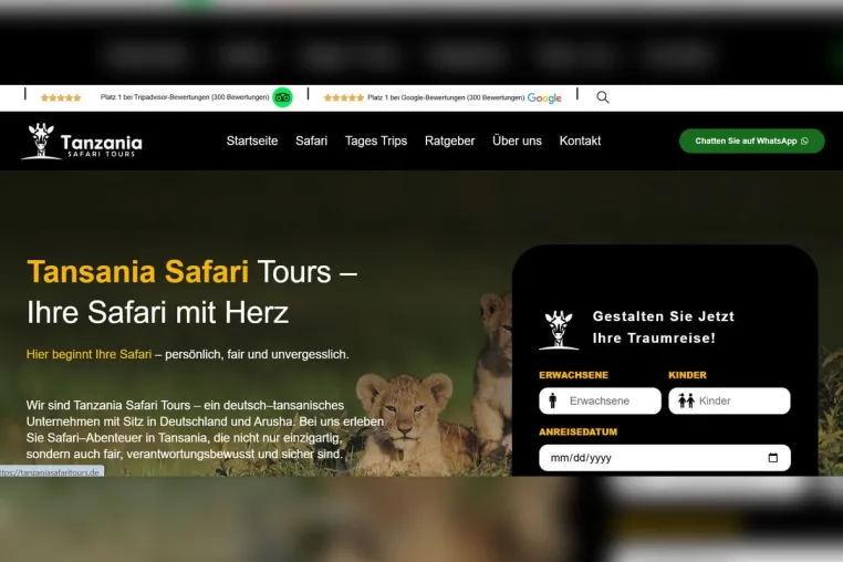 Bild: Tansania Safari Tours: Deutschsprachige Safari-Beratung für Ostafrika