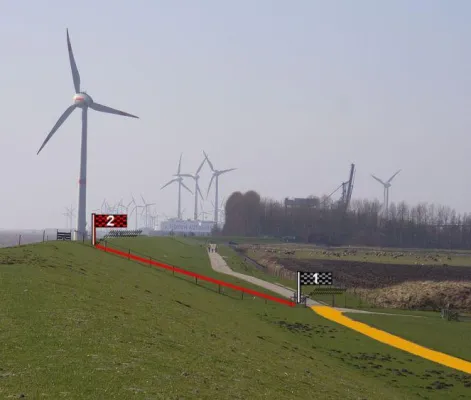 Navigation erleichtert Anfahrt zu Windkraftanlagen Bild: Navigation erleichtert Anfahrt zu Windkraftanlagen