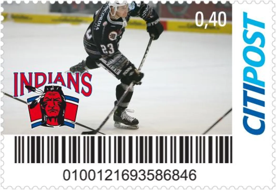 CITIPOST Hannover mit neuen Indians-Briefmarken