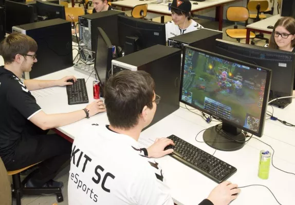 Bild: Daddeln auf Wettkampfniveau