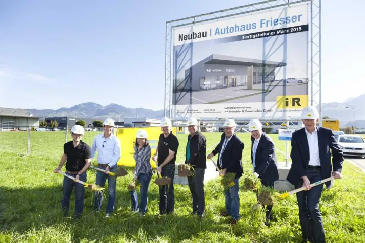 Autohaus Friesser baut neuen Firmensitz in Feldkirch Bild: Autohaus Friesser baut neuen Firmensitz in Feldkirch