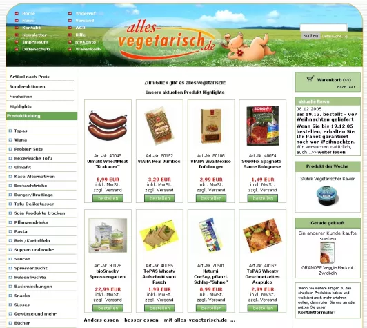 Bild: alles-vegetarisch.de – ein Festschmaus ohne Gewissensbisse
