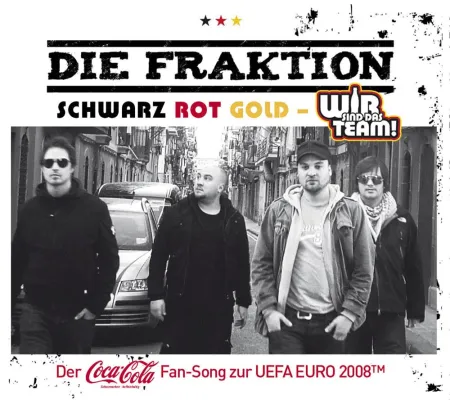 Bild: Independet EM-Song Die Fraktion "Schwarz Rot Gold - Wir sind das Team"