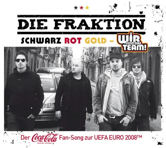 Bild: Independet EM-Song Die Fraktion "Schwarz Rot Gold - Wir sind das Team"