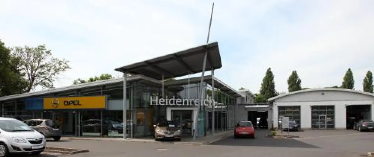 Der Standort Eschwege vor dem Ausbau.  Quelle: Autohaus Heidenreich.