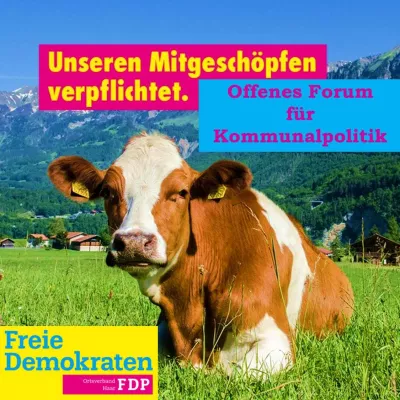 Bild: Mobilität und Tierschutz am Offenen Forum für Kommunalpolitik der FDP Haar