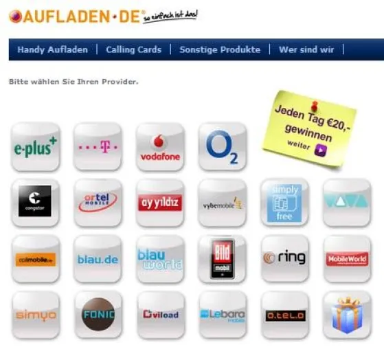 Bild: Vodafone für Sie, E-plus für Ihn, T-mobile für die Tochter