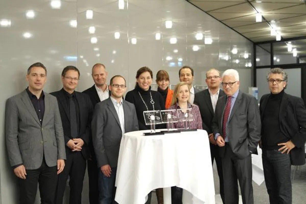 Die Sieger des Wettbewerbs »Deutschlands Beste Klinikwebsite 2012«.