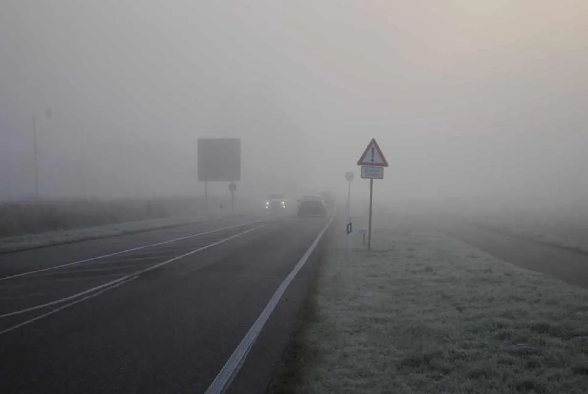 Plötzlich auftretender Nebel ist die Ursache für viele Verkehrsunfälle im Herbst