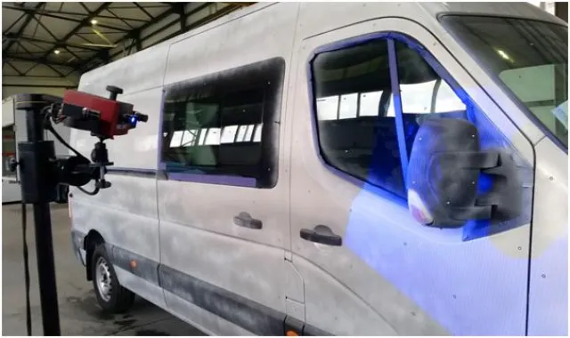 Bild: 3D-Scan im Fahrzeugbau