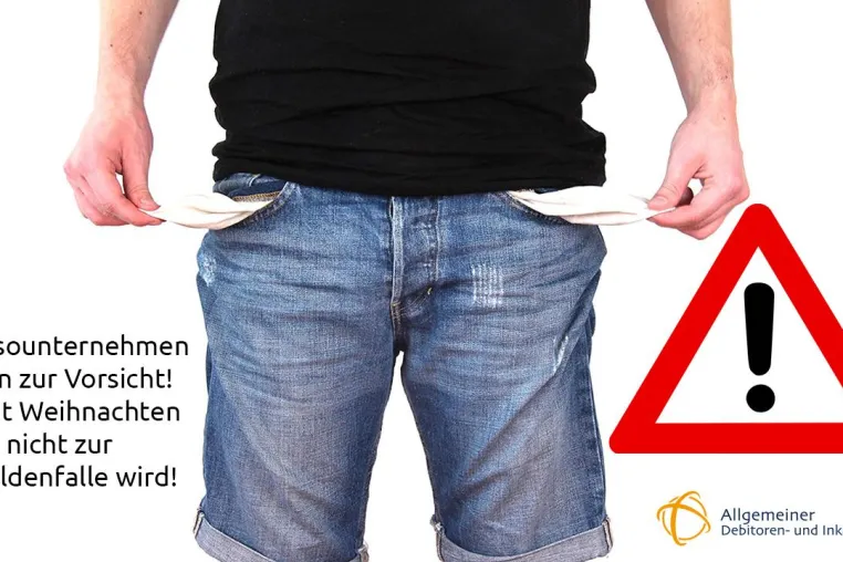 Bild: Inkassounternehmen raten zur Vorsicht! >> Damit Weihnachten nicht zur Schuldenfalle wird! 