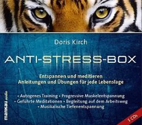 Bild: Entspannen in jeder Lebenslage: Auf fünf CDs präsentiert Doris Kirch ihre Anleitungen zum Anti-Stress-Training