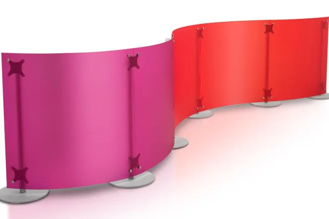 Frische moderne Farben für Stellwände und Raumteiler in italienischem Design Bild: Frische moderne Farben für Stellwände und Raumteiler in italienischem Design