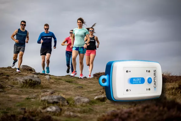 Bild: Sigfox-0G-Tracker beim Ultramarathonlauf im Einsatz