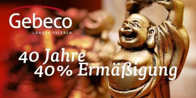 Bild: 40% Jubiläumsrabatt für Expedienten