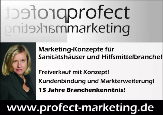 Bild: Profect Marketing bietet 6-Phasen-Konzept für Sanitätshausfreiverkauf