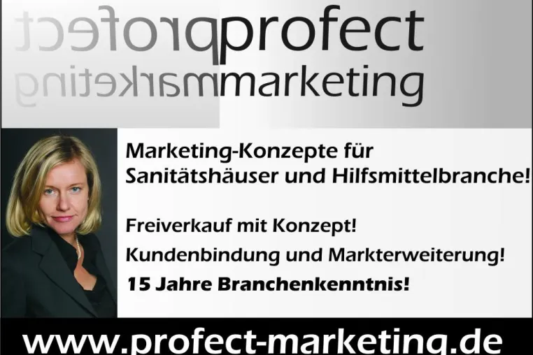 Bild: Profect Marketing bietet 6-Phasen-Konzept für Sanitätshausfreiverkauf