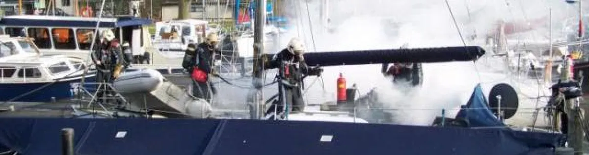 Brandbekämpfung auf Segelyacht - TvK Instructie