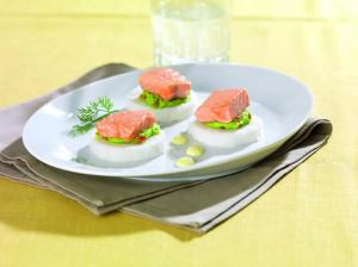 UniKit Fingerfood ? Basmatireisrolle mit Lachs