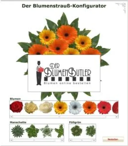 Bild: Originelle Blumensträuße beim BlumenButler selbst kreieren