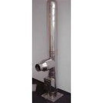 Der Edelstahlschornstein sichert Flexibilität Bild: Der Edelstahlschornstein sichert Flexibilität