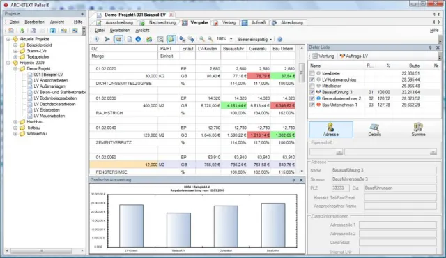Bild: ARCHITEXT Pallas® Version 3.0 für AVA & Controlling