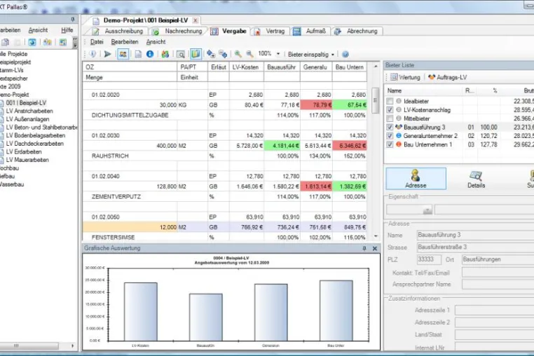 ARCHITEXT Pallas® Version 3.0 für AVA & Controlling Bild: ARCHITEXT Pallas® Version 3.0 für AVA & Controlling