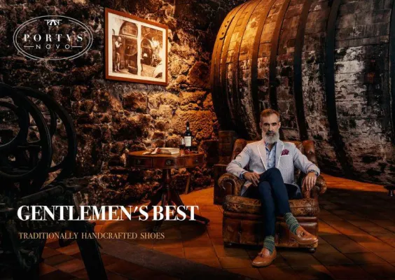 Bild: Relaunch für Portus Novo: Herrenschuhe im glänzenden Look