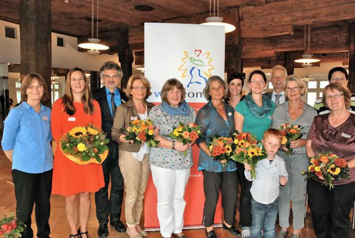 Große Freude bei allen Beteiligten über fünf Jahre wellcome im Kreis Ravensburg.