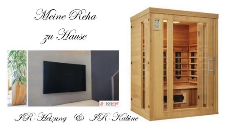 WOHNUNG GESUND RENOVIEREN IR-KABINE u. IR-Heizung = Meine Reha zuhause Bild: WOHNUNG GESUND RENOVIEREN IR-KABINE u. IR-Heizung = Meine Reha zuhause