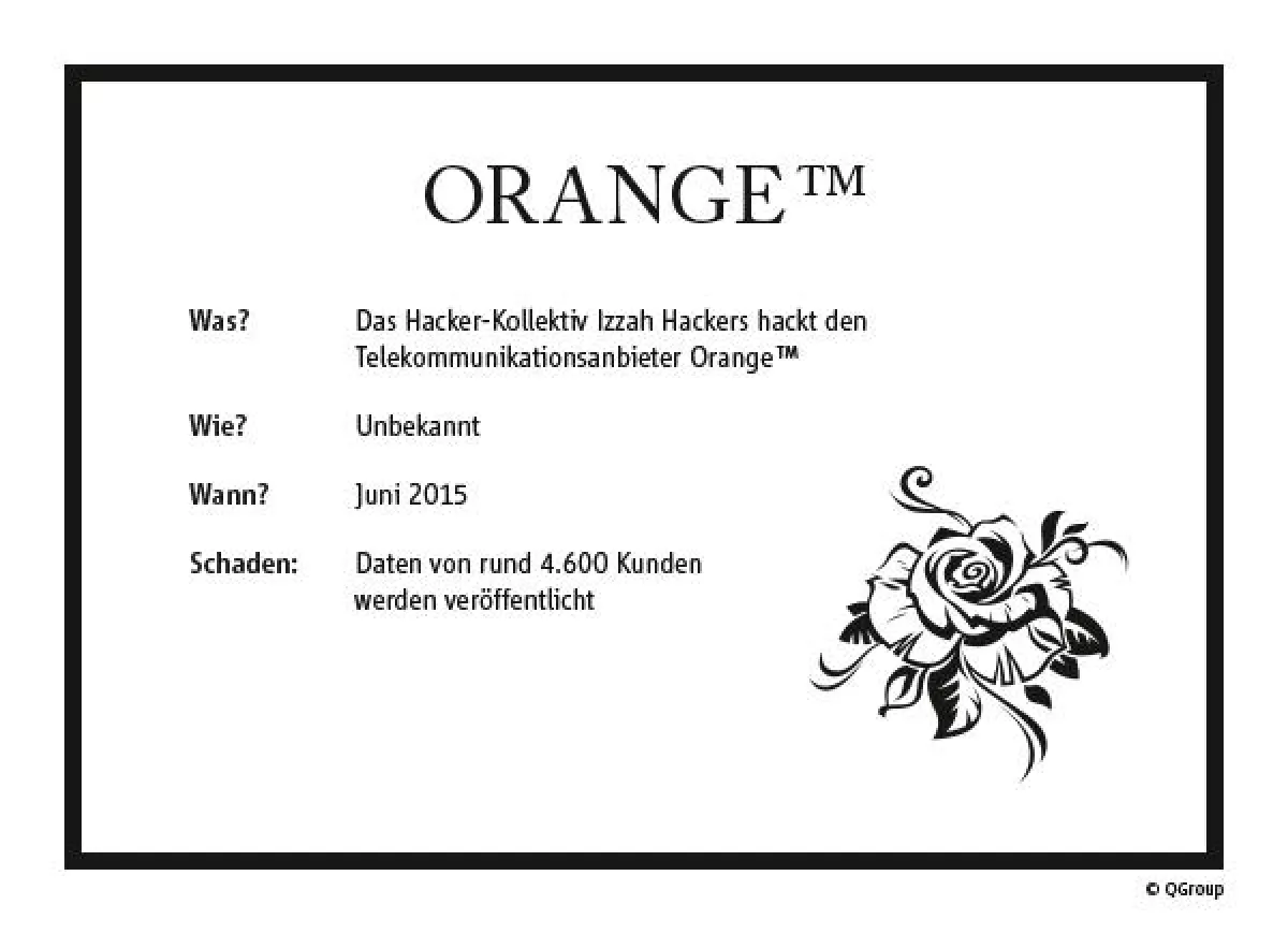 QGroup präsentiert: Orange-Hack
