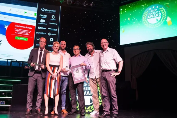Bild: dotfly gewinnt Shop Usability Award® für Deutschlands besten B2B-Shop praxisdienst.de