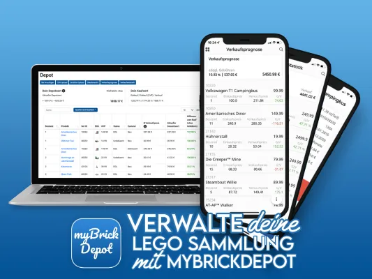 Bild: Die myBrickDepot App ab sofort mit neuen Funktionen und einigen Verbesserungen