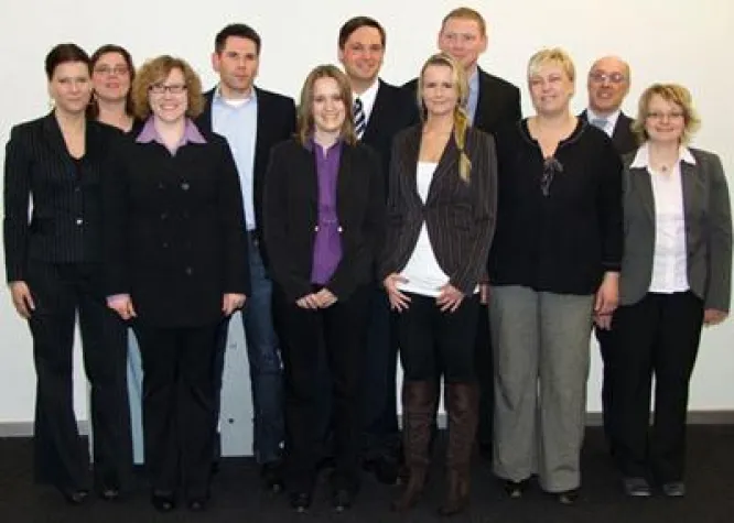 Bild: Erfolgreiche Betriebswirte der Fachschule