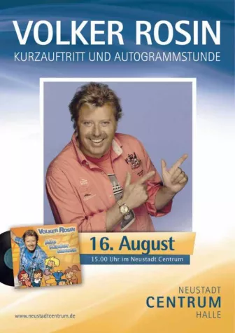 Bild: VOLKER ROSIN zu Gast im Neustadt Centrum Halle