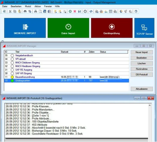 Bild: IFC, COBIE, ZUGFeRD: IMSWARE.IMPORT vereinfacht die Migration von Daten
