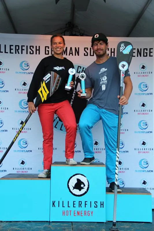 Noelani Sach & Kai Nicolas Steimer - Killerfish German SUP Champions 2015