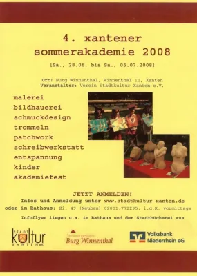 4. xantener Sommerakademie 2008 - Schreibwerkstatt "Mir fällt doch nichts ein" Bild: 4. xantener Sommerakademie 2008 - Schreibwerkstatt "Mir fällt doch nichts ein"