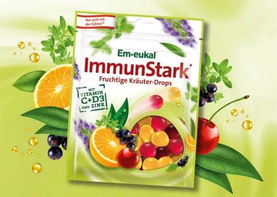 Bild: Em-eukal® ImmunStark* unterstützen die Abwehrkräfte