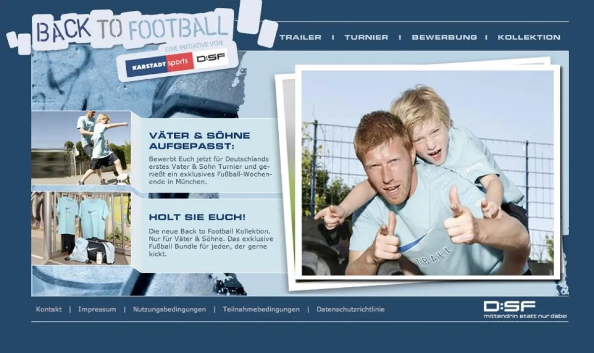 BACK TO FOOTBALL