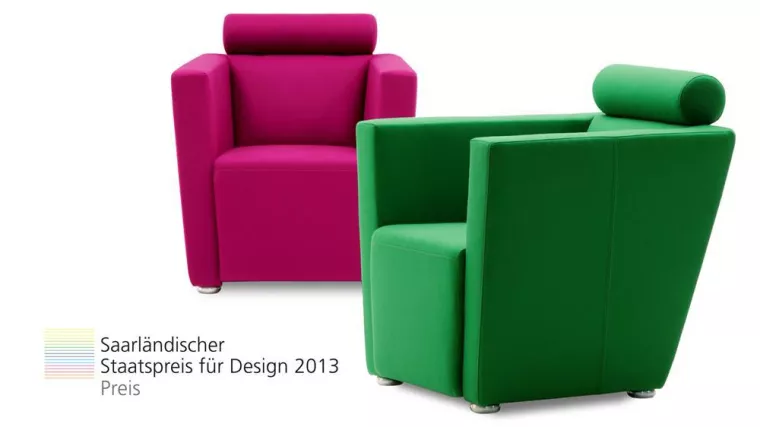 Bild: Ausgezeichnet - Polstermöbel-Modell ARTHE mit Saarländischem Staatspreis für Design prämiert